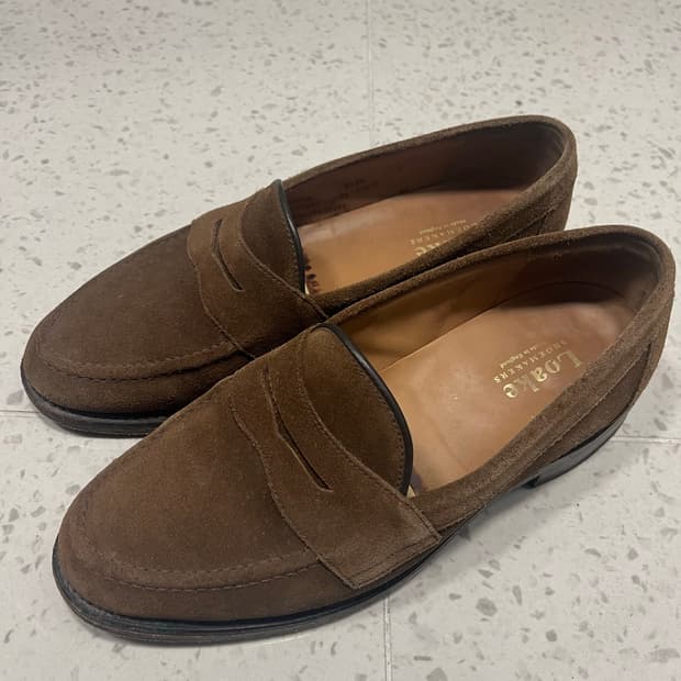 loake eton brown suede 8size(270cm) 