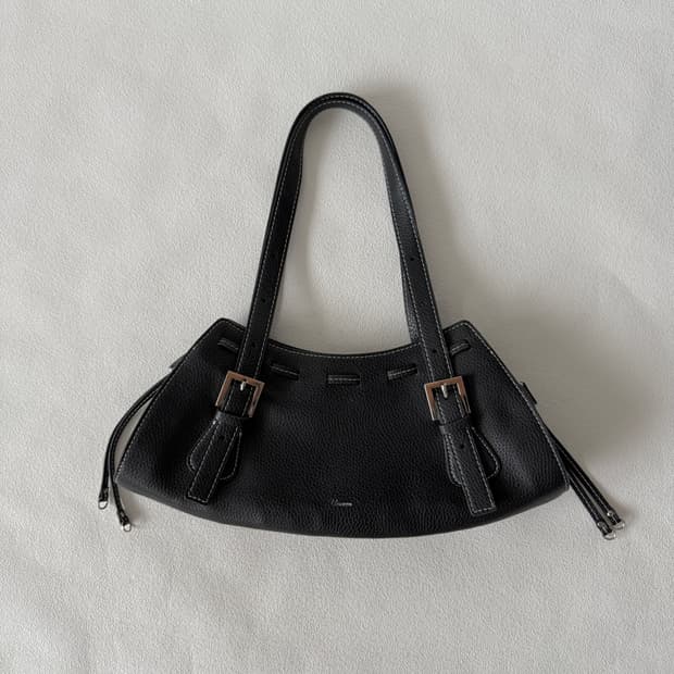 Pre owned 레더 숄더백