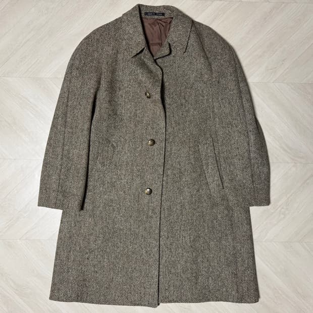 Dunn&Co. Made In England 해리스트위드 발마칸 코트