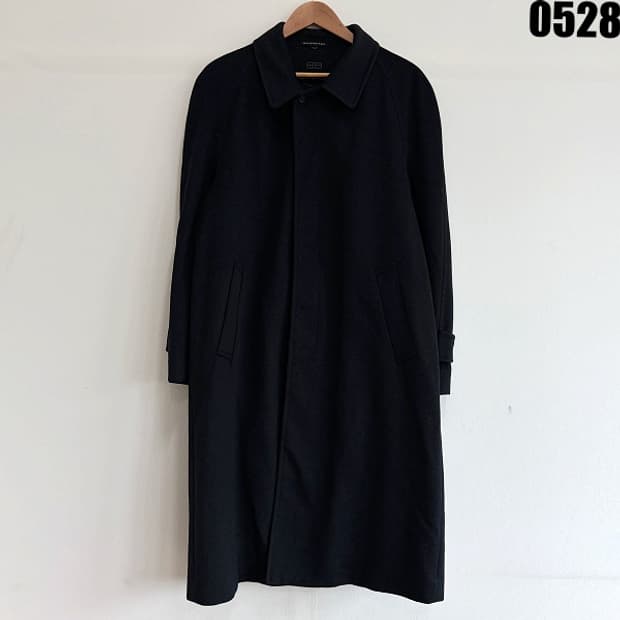 발렌시아가 옴므 블랙 롱코트 XL 0528