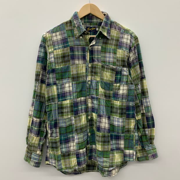 Slap Shot patchwork shirts