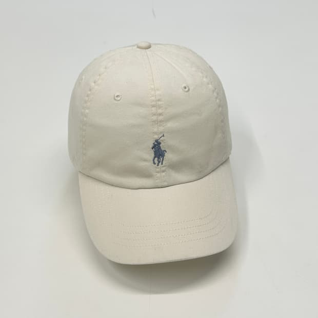 폴로 큐알신형 블루포니 볼캡(OS/아이보리)