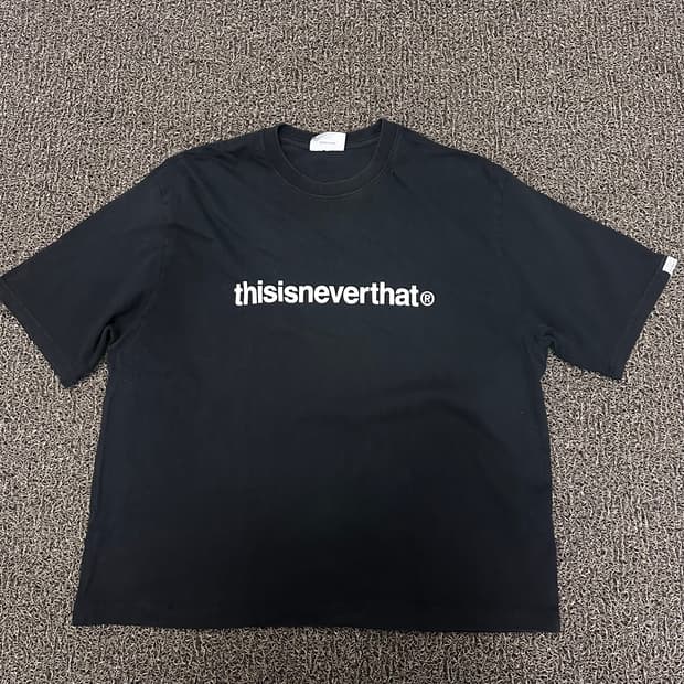 디스이즈네버댓 반팔티셔츠 블랙 L