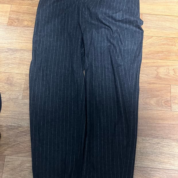 자라 아더에러 스트라이프 트라우저 그레이 s