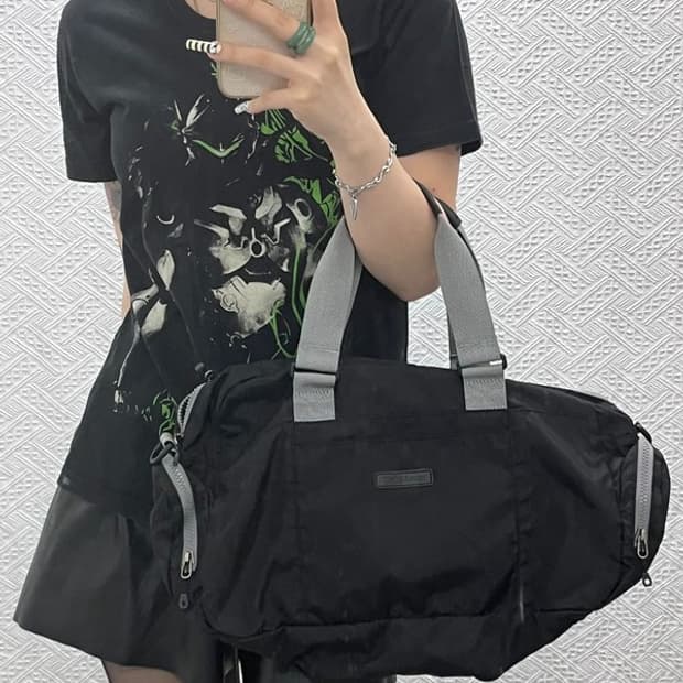 몽벨 빈티지 캐주얼 스포티 빅 보스턴 토트백 C12888