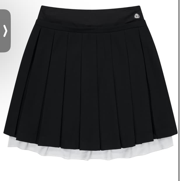 DOUBLE WAISTED PLEATS SKIRT