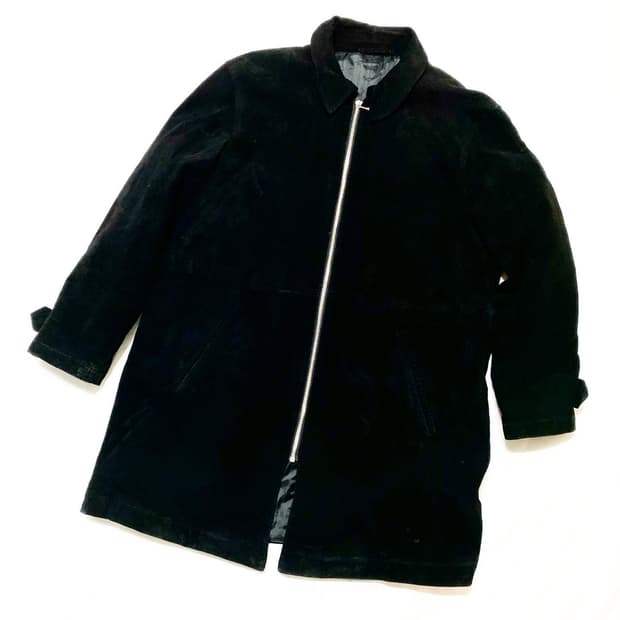 Peyton Place - 돈피 스웨이드 레더 코트