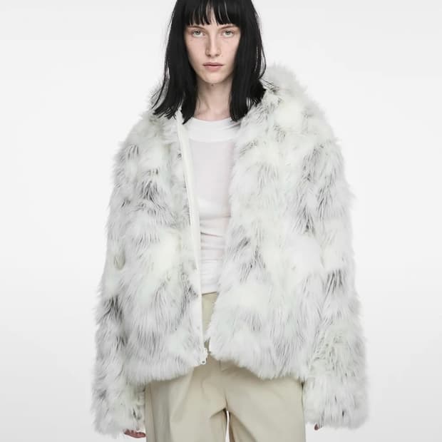 나체 리버시블 퍼자켓 0사이즈