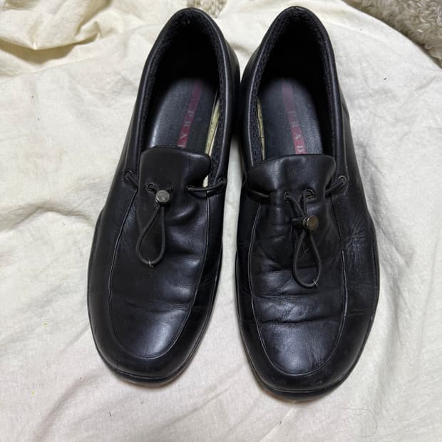 프라다 스트링 빈티지로퍼