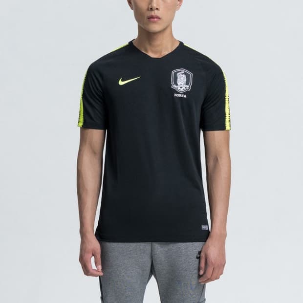 M 나이키 18-20 코리아 국대 브리드 스쿼드 탑 축구 유니폼