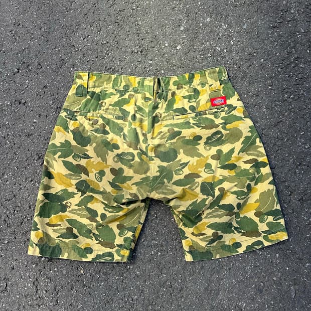 [디키즈] •Dickies Leaf Camofla Short Pants