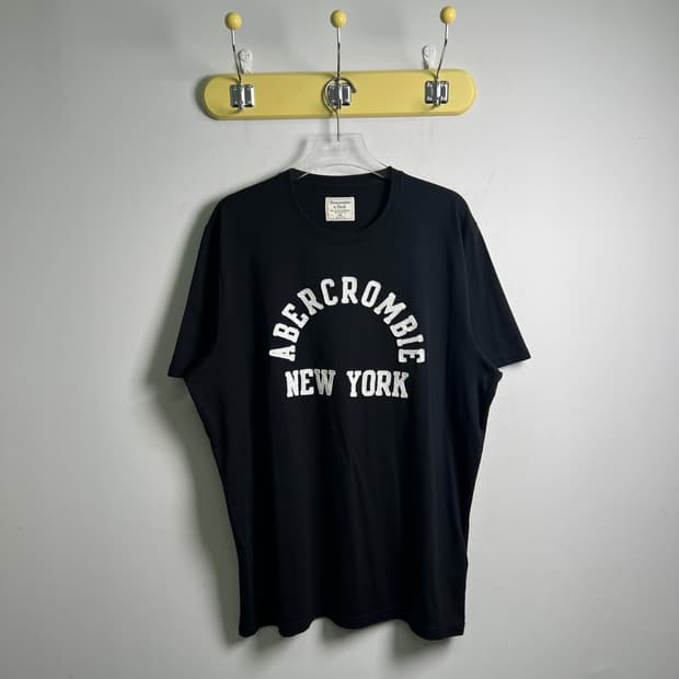 아베크롬비 블랙 반팔 티셔츠 2XL