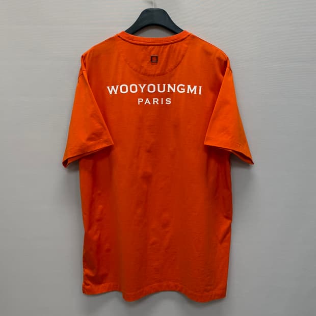 우영미 백로고 반팔티 ( 100 )