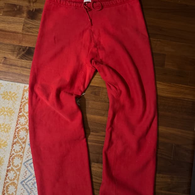 70s, 80s  챔피언 리버스 위브 팬츠 레드 xl