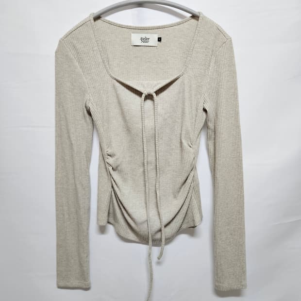 F 아틀리에나인 셔링 니트