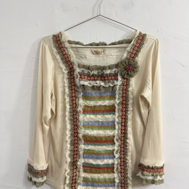 nonnondorl lace design top