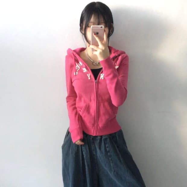 아베크롬비 스펠패치 후드집업