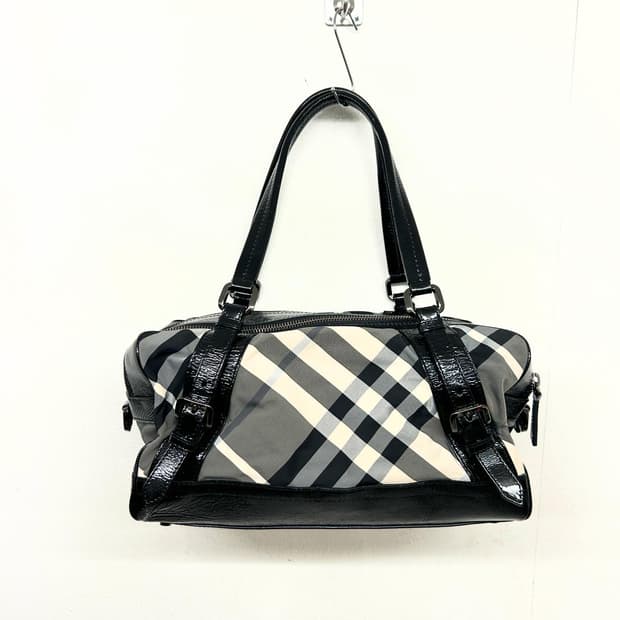 빈티지 버버리 체크 에나멜 보스턴백 & 숄더백 