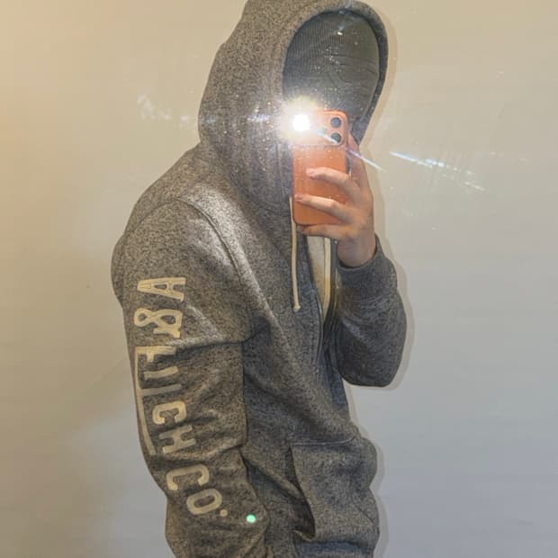 아베크롬비 y2k 레터링 후드집업