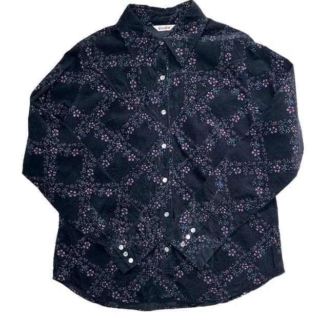 Corduroy black shirt