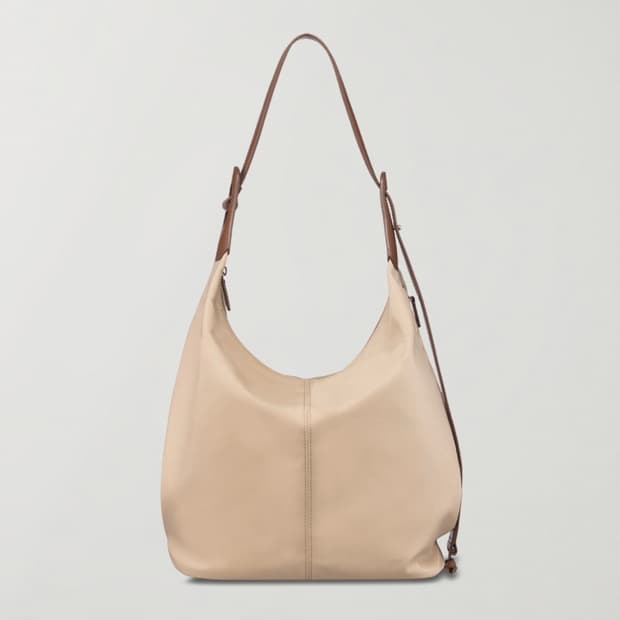 테누브 Tourer Shoulder Fabric Beige bag
