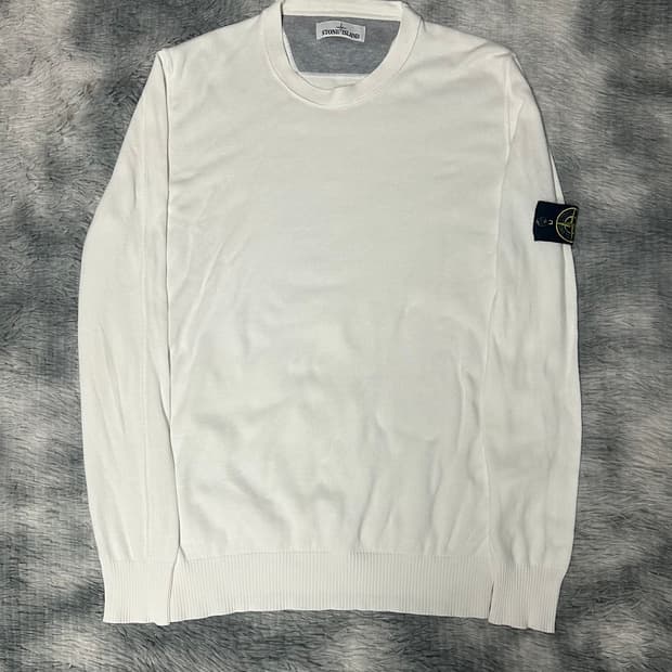 [XL size] 스톤아일랜드 니트 화이트