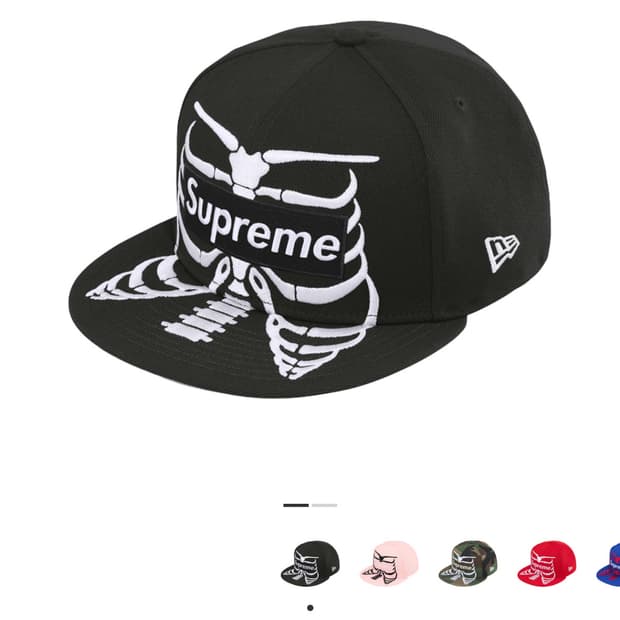 슈프림 본즈 박스로고 뉴에라 블랙-25 ss