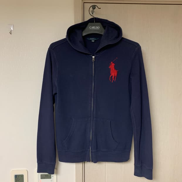 폴로 빅포니 후드집업