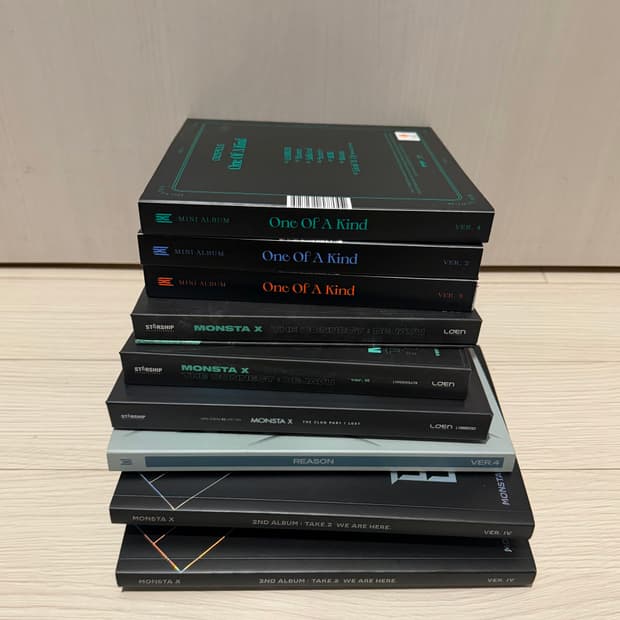 몬스타 엑스 앨범 모음 9개 일괄