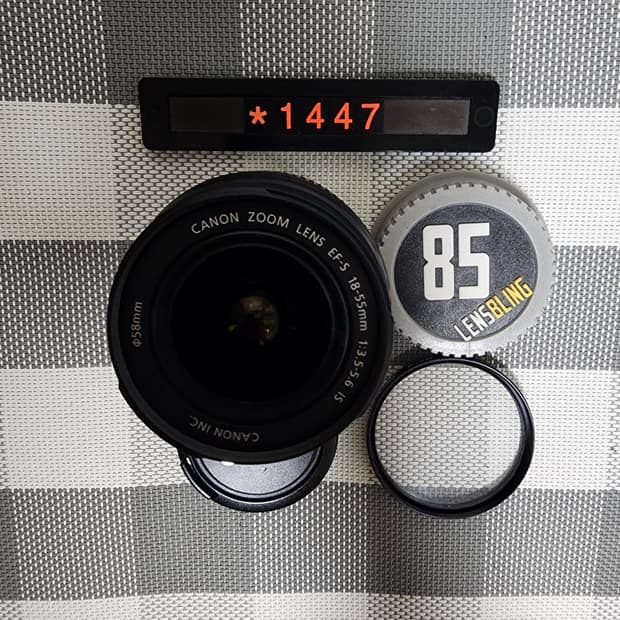캐논 마운트 EF-S 58미리 18-55 줌렌즈