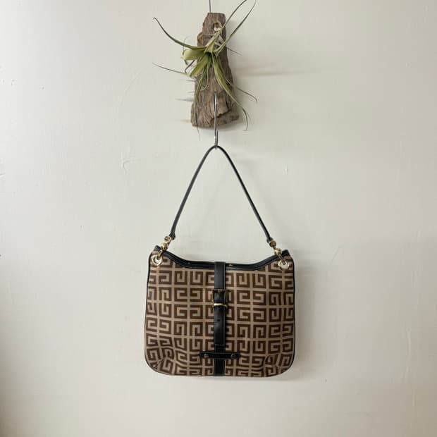 지방시 4G 모노그램 캔버스 숄더백