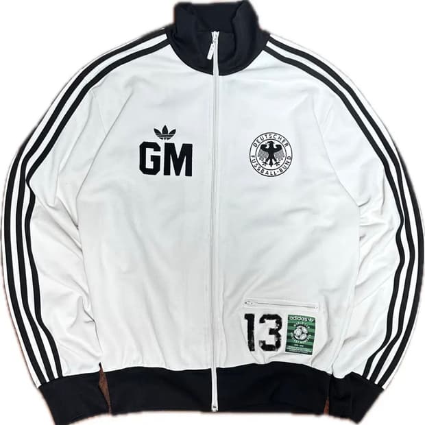 아디다스 독일 더 봄버 게르트뮐러 져지 화이트 