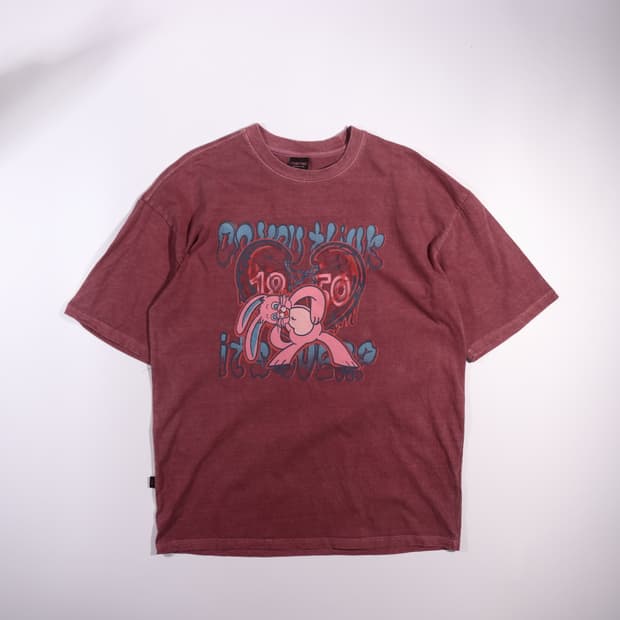 CPGN스튜디오 피그먼트 프린팅 반팔티셔츠 B526