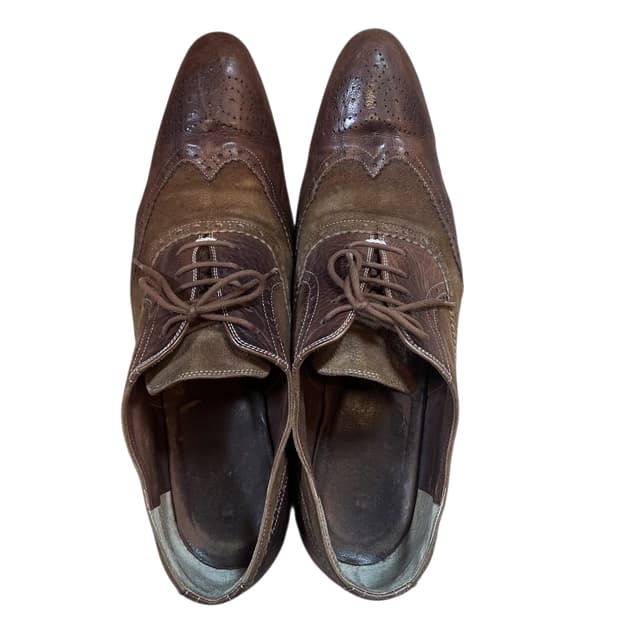 미하라 야스히로 가죽 빈티지 윙팁슈즈