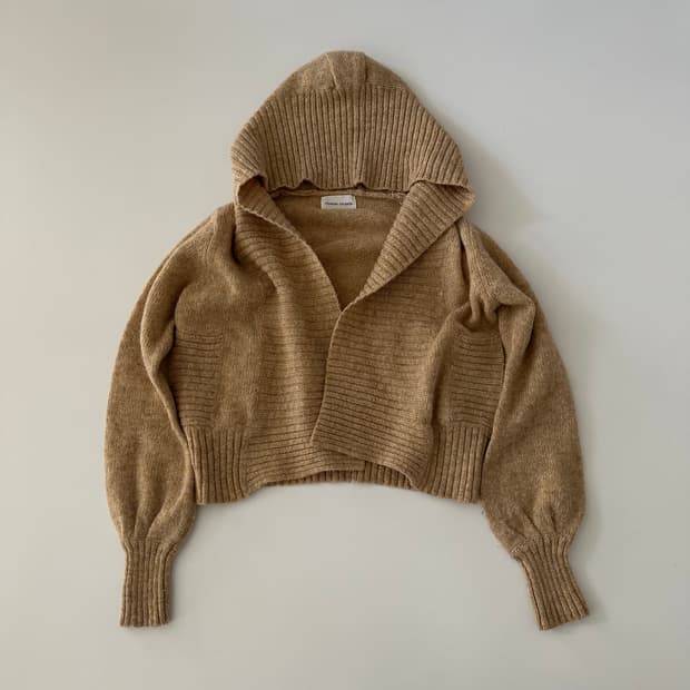 츠모리치사토 tsumori chisato 니트 후드가디건