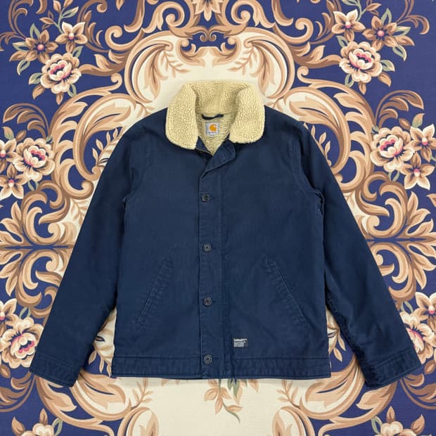 (M)칼하트 WIP 쉐르파 덱 자켓(네이비)