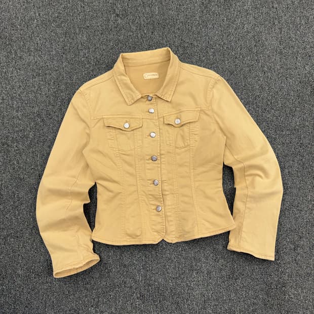 S)Cimarron 빈티지 여성 베이지 자켓