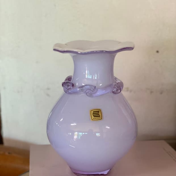 일본 kamei osaka 카메이 글라스 유리 화병 꽃병