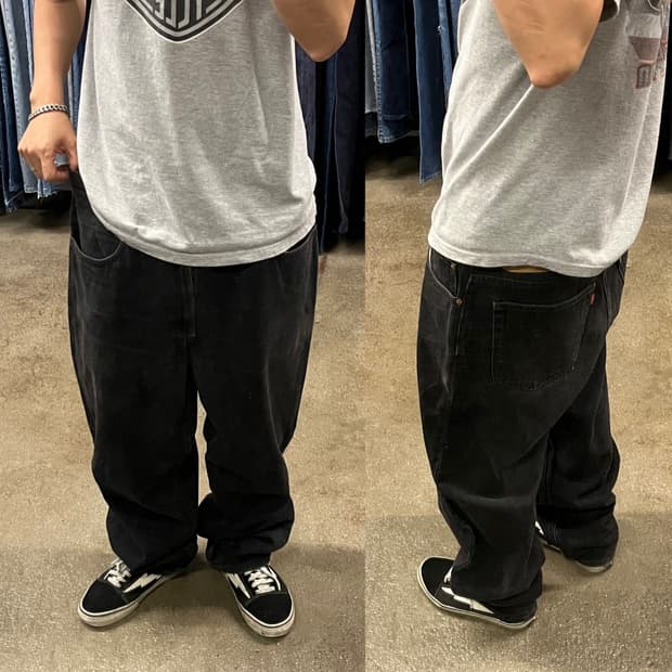 00s Levis560 컴포트핏 블랙 배기진 (38”)