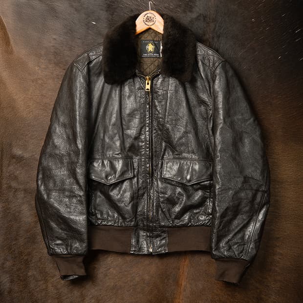 [100] 70s Golden Bear  G-1 레더 플라이트 자켓 