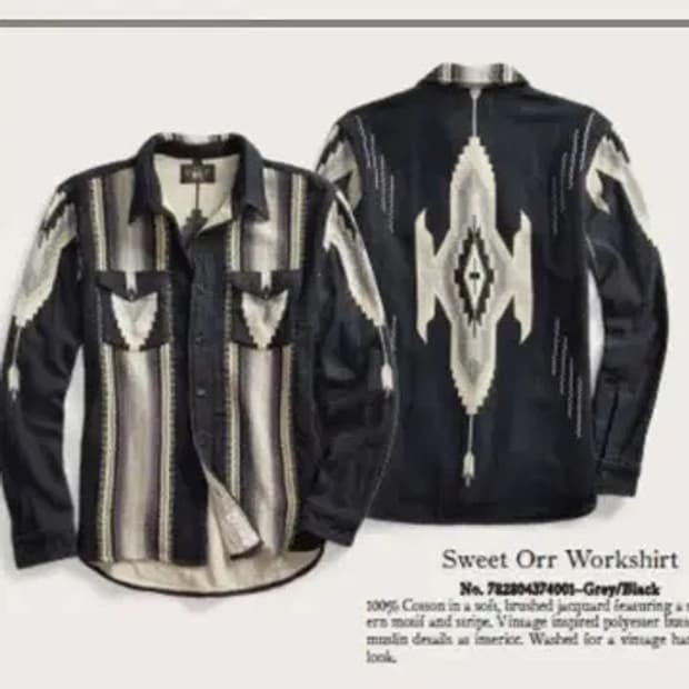 RRL 나바호 셔츠(M) 팝니아