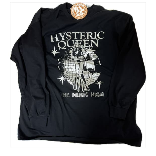 히스테릭글래머 여성 롱슬리브 블랙