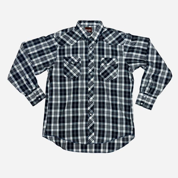 Wrangler / 랭글러 80s빈티지 웨스턴체크 L