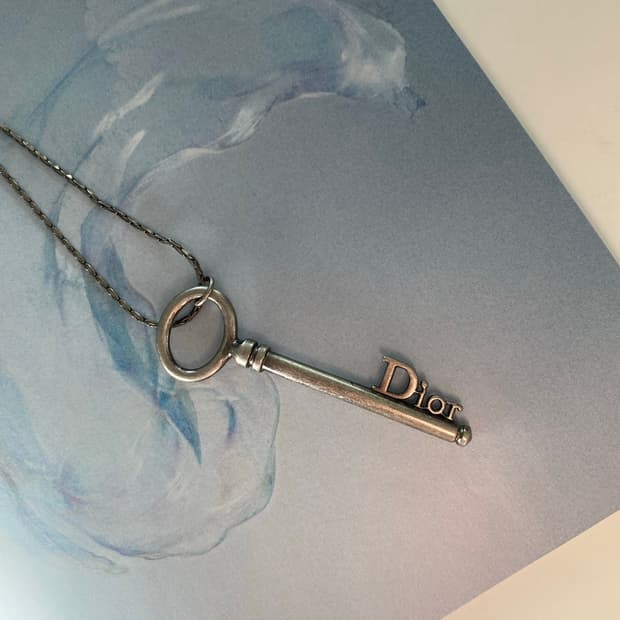 빈티지 Dior 가우초백 키 펜던트 목걸이  열쇠