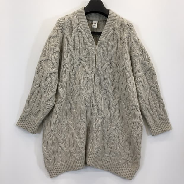 톰보이 케이블 오버 니트점퍼 FREE 