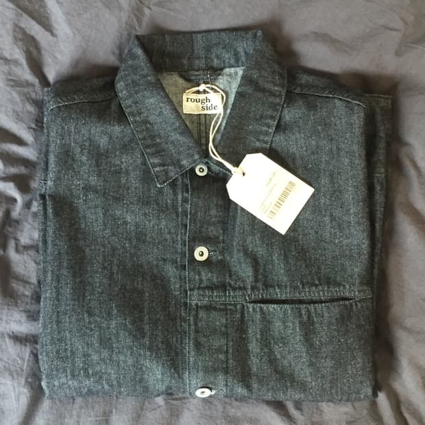 러프사이드 Lounge Denim Jacket Black