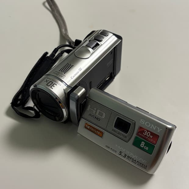 소니 sony HDR-PJ210 빈티지 캠코더 (프로젝터 내장)