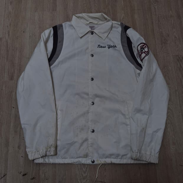 MLB 뉴욕양키스 로고 와펜 바람막이 코치자켓 L(100)