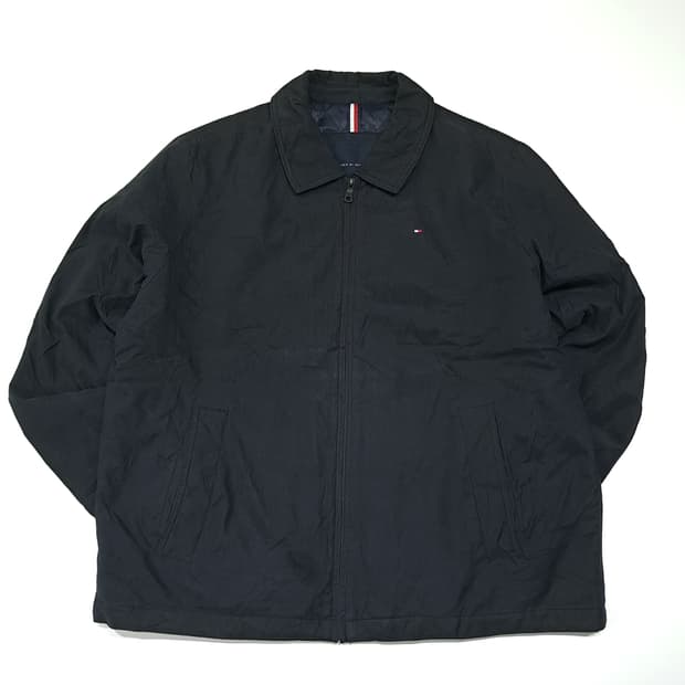 CL902 XL 타미힐피거 퀼팅 블랙 자켓 아우터