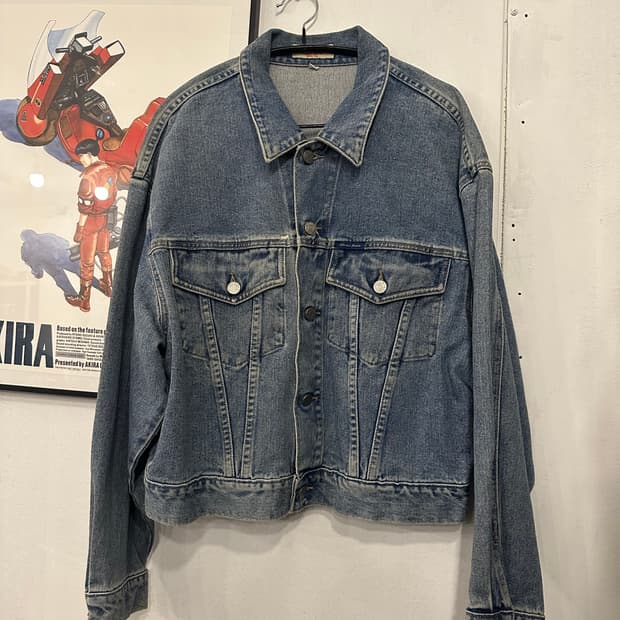 M)게스 청자켓 made in usa